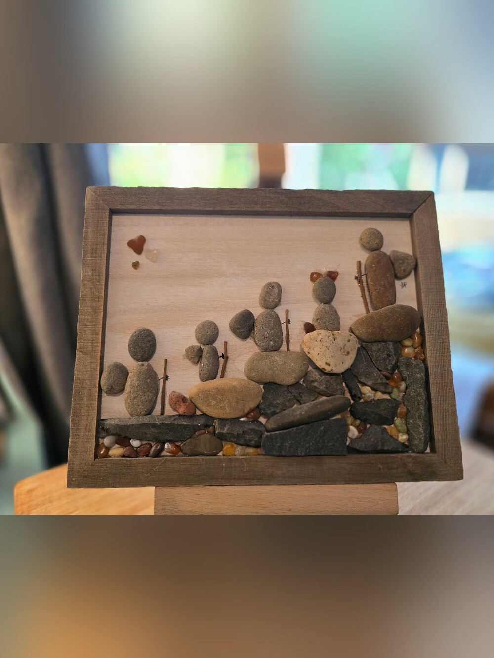 Pebble Wall Art 8x10